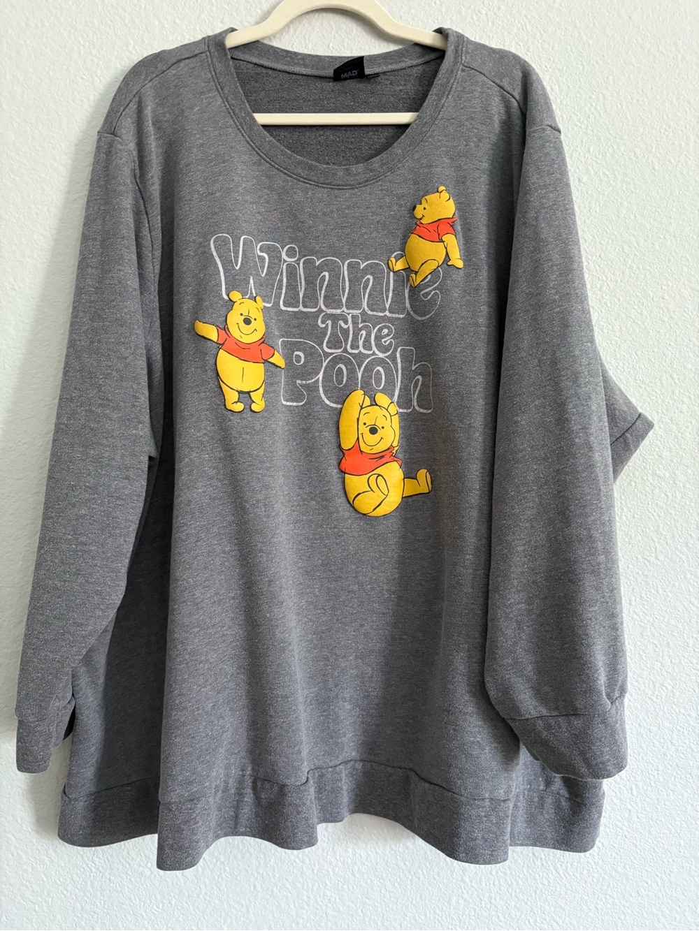 Lane Bryant Disney Winnie the Pooh Gray Graphic Sweatshirt Plus Size
30/32